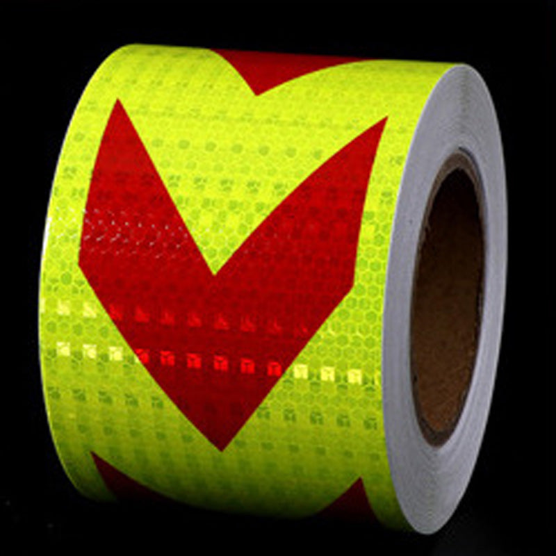 ⚠️ High-Visibility Reflective Arrow Tape – PET Safety Marking Tape