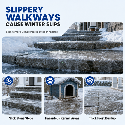 ❄️ Outdoor De-Icing Spray – Clear Frost from Steps & Walkways